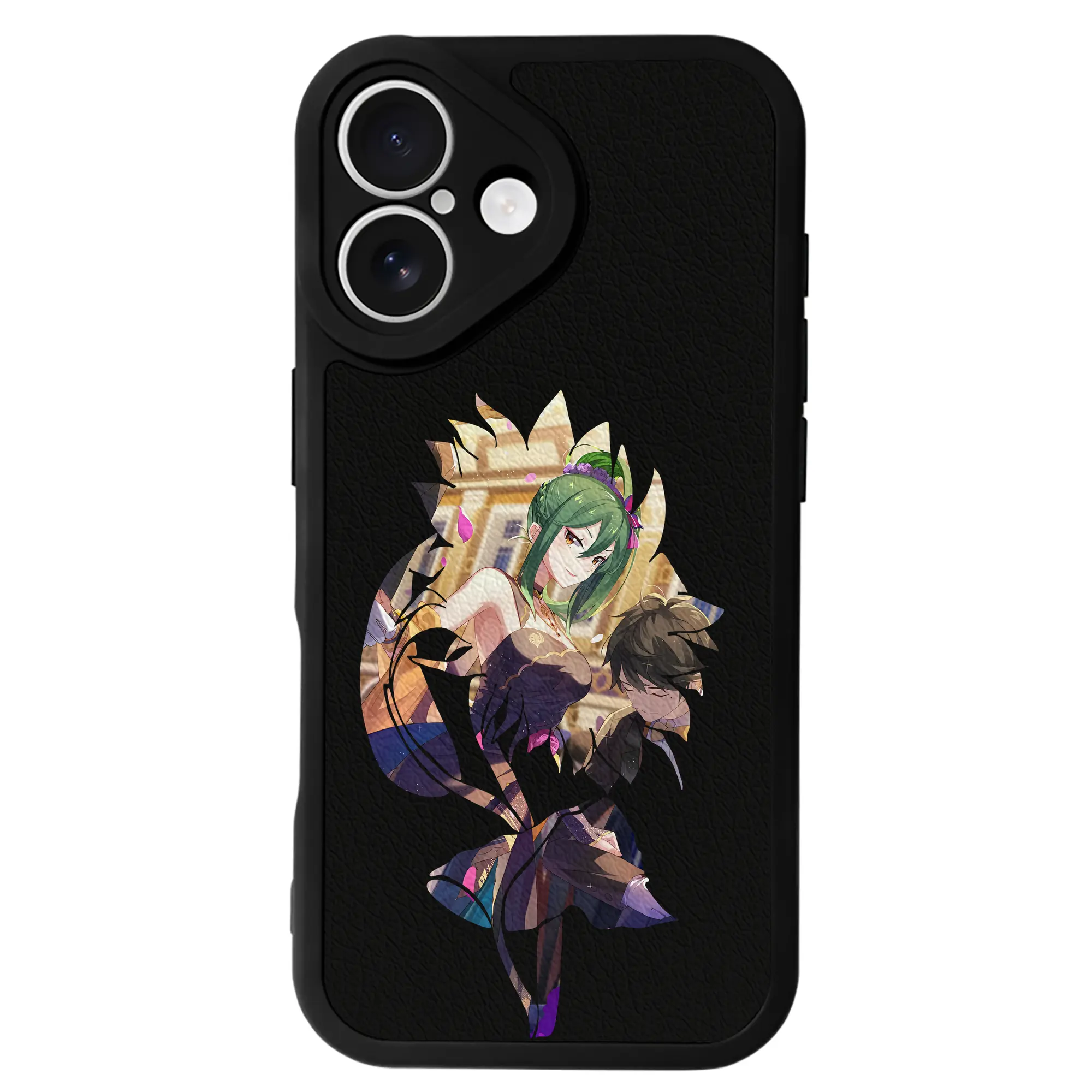 リゼロ グッズ シオン - IPhone 16シリーズ対応 ・ シリコンスマホケース ・ レザー調 ・ 高精度フィット ・ 耐衝撃 ・ ワイヤレス充電対応 ・ 精密カット